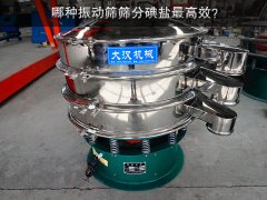 哪種振動(dòng)篩篩分碘鹽？